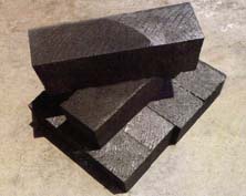 Physical  chemical indicators of blast furnace graphite bricks